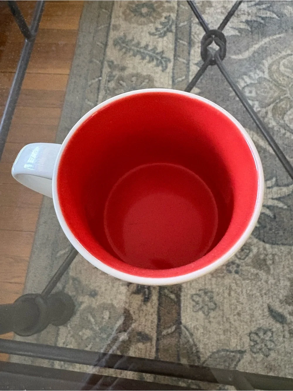 Starbucks Austin Red and White Ceramic City Mug